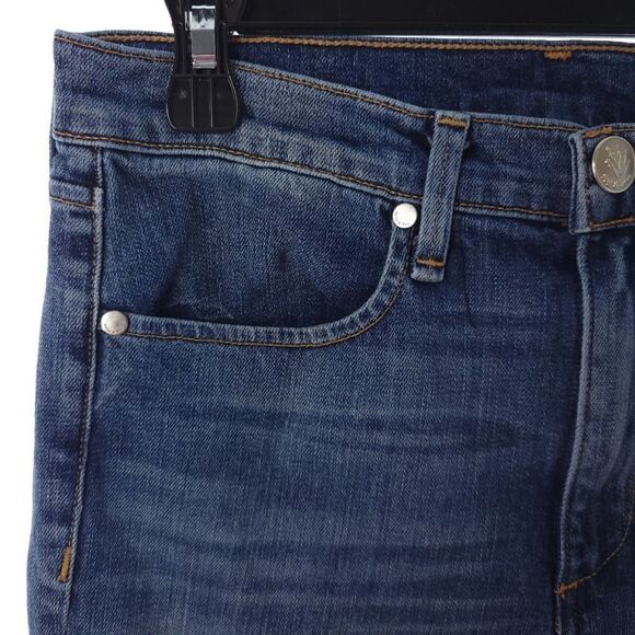 Rag and Bone Ankle Cigarette Womens Size 28 Blue Gold Metallic Dip Hem - Picture 4 of 16